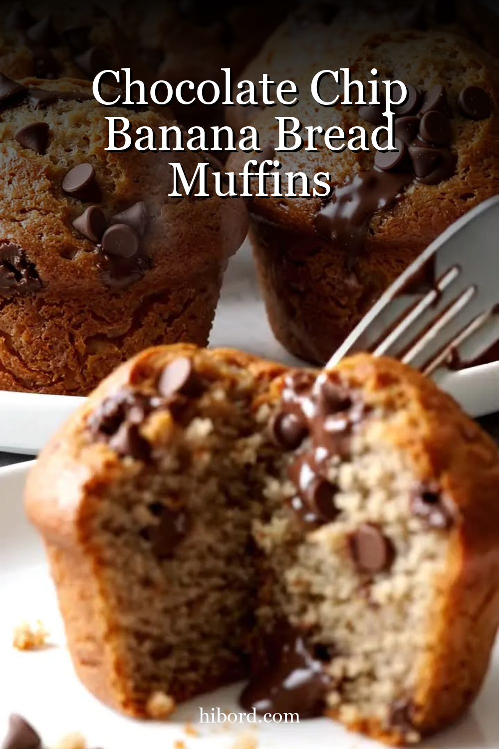 Chocolate Chip Banana Bread Muffins