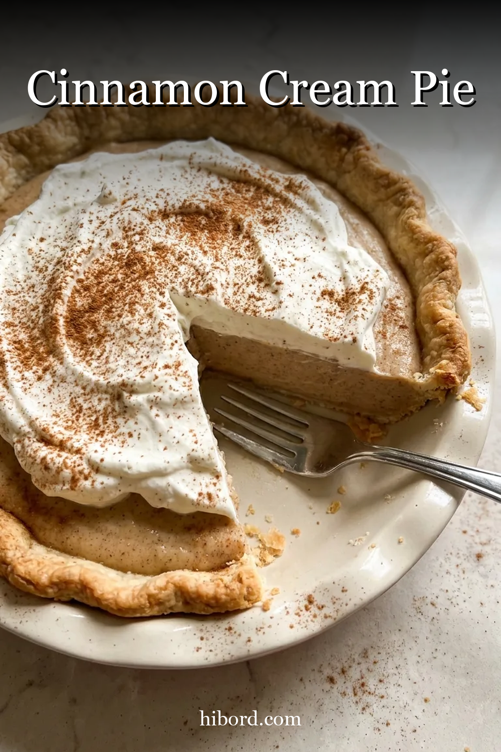 Cinnamon Cream Pie
