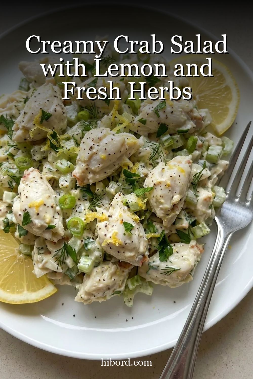 Creamy Crab Salad with Lemon and Fresh Herbs
