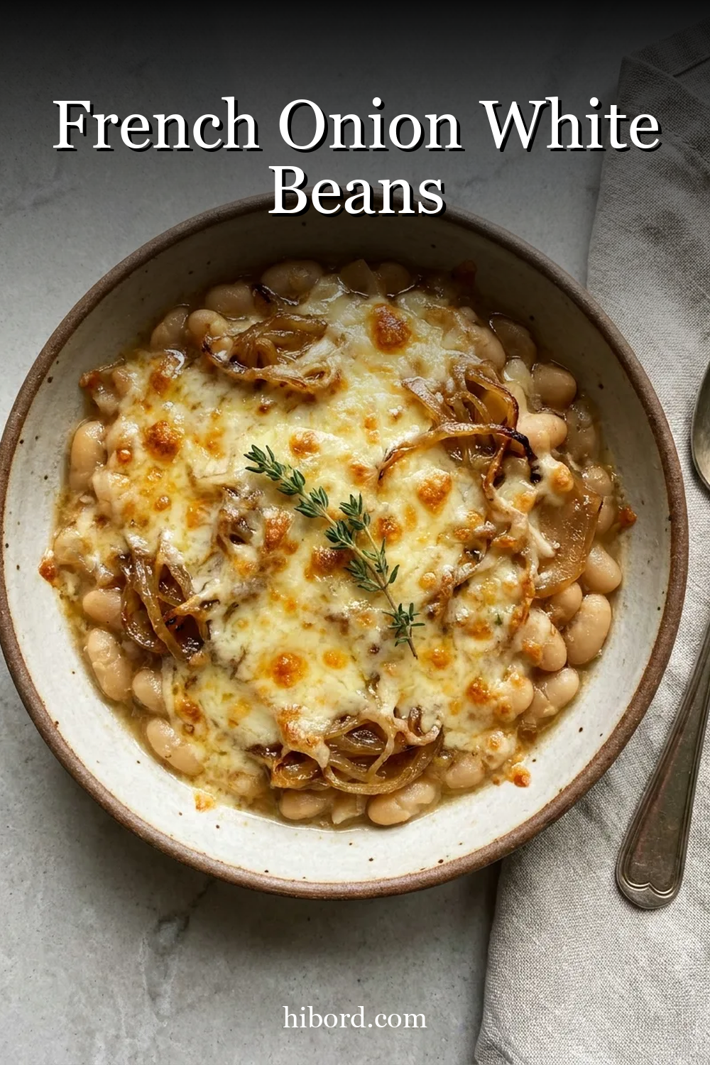 French Onion White Beans