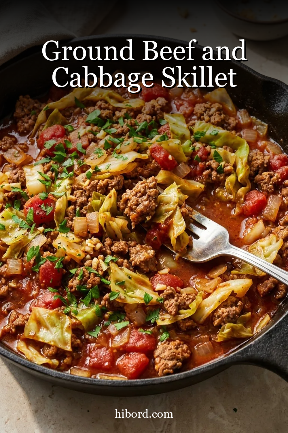 Ground Beef and Cabbage Skillet