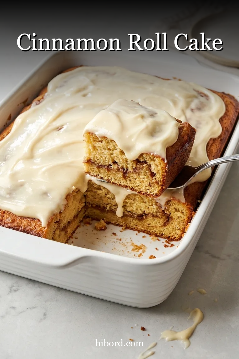 Cinnamon Roll Cake