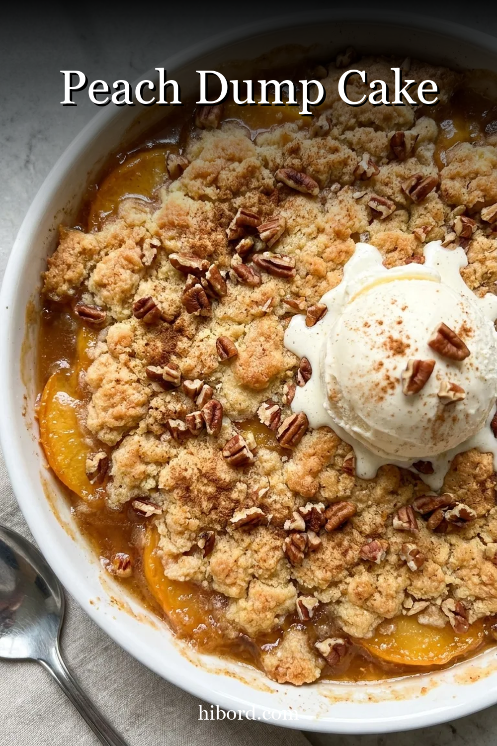 Peach Dump Cake