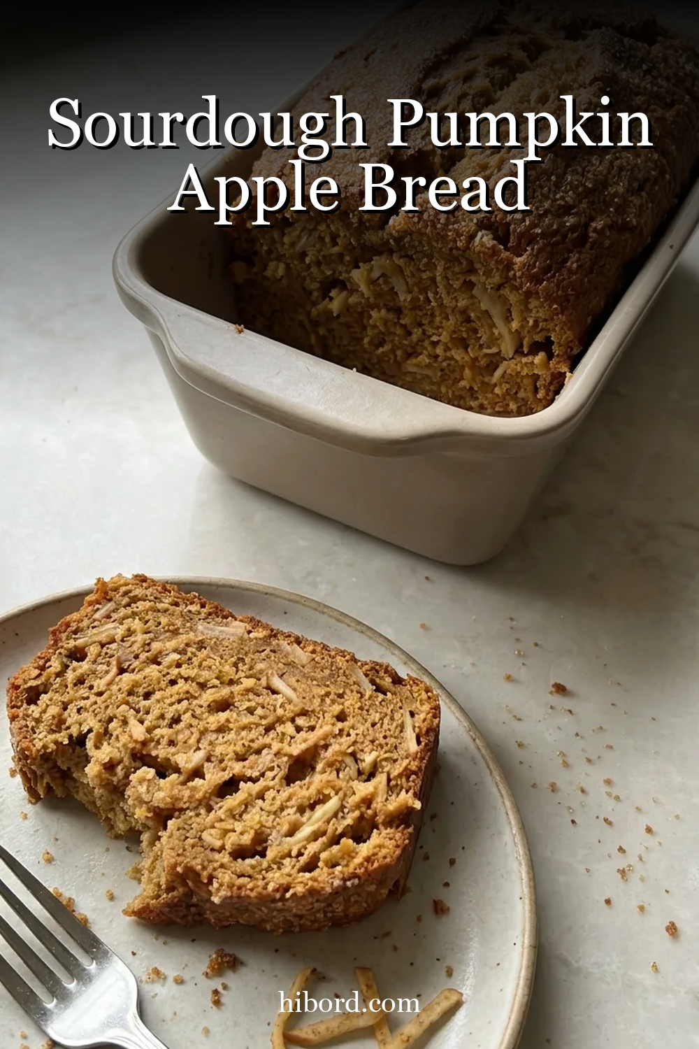 Sourdough Pumpkin Apple Bread