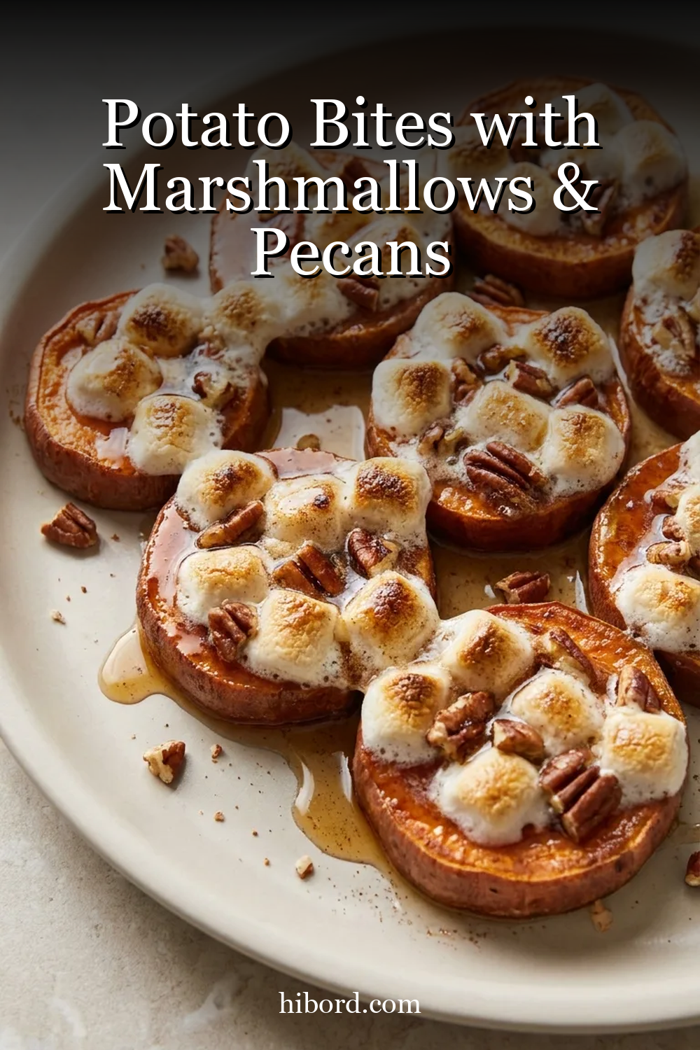 Potato Bites with Marshmallows & Pecans