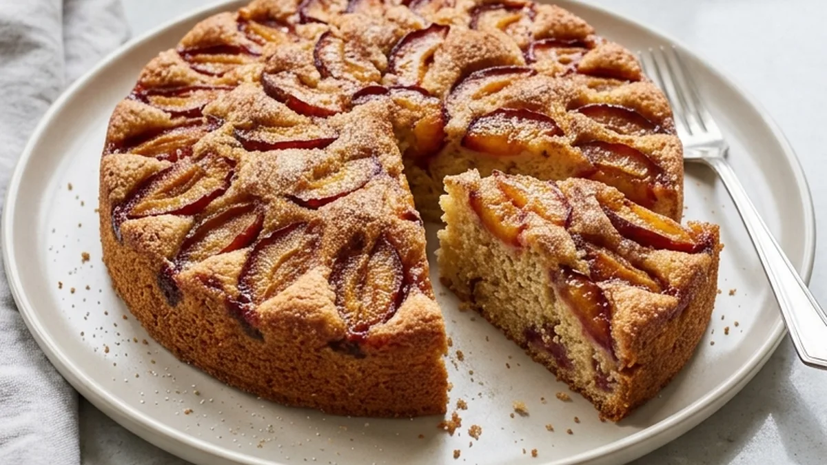 Plum Cake finished recipe