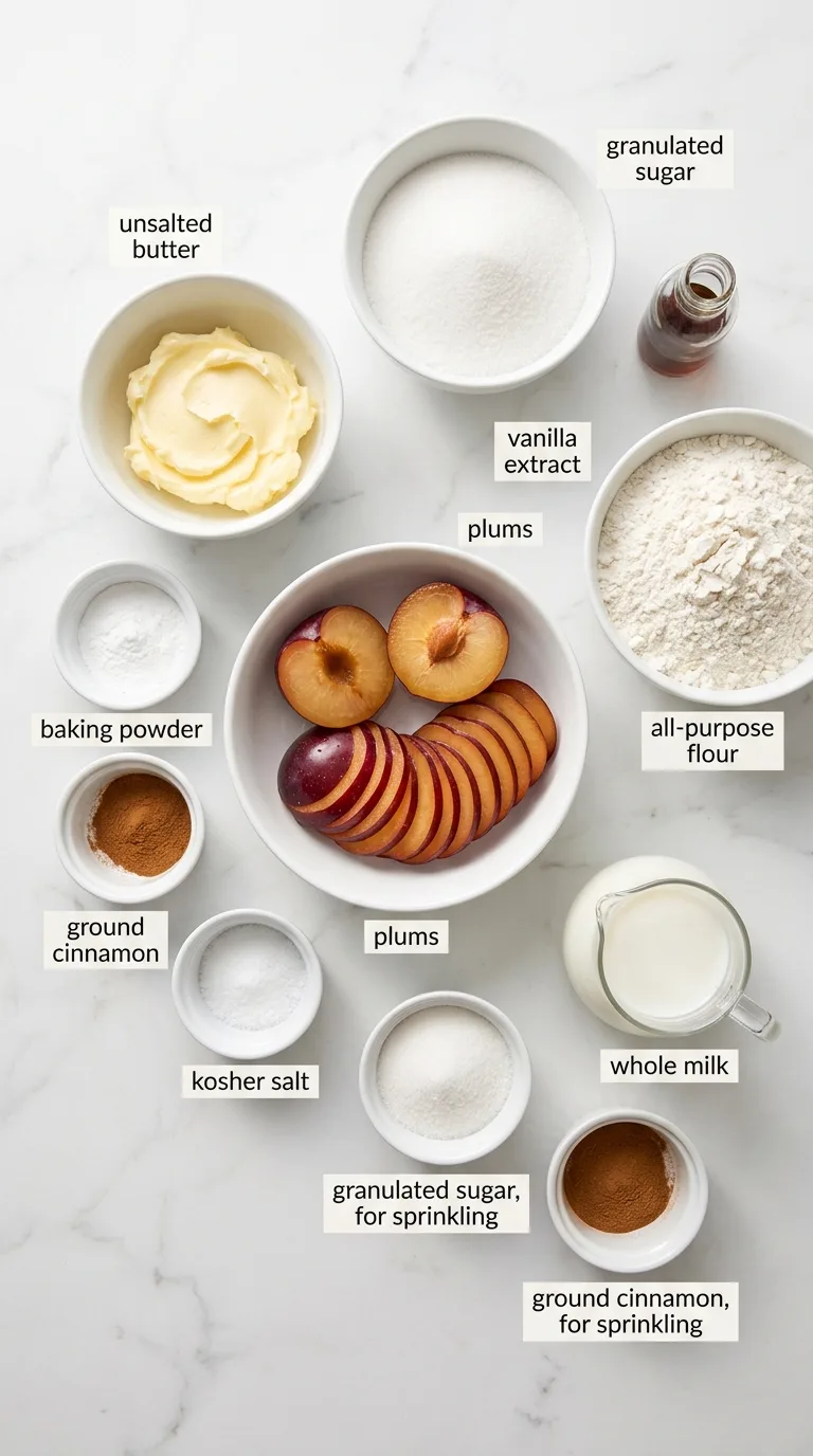 Plum Cake ingredients