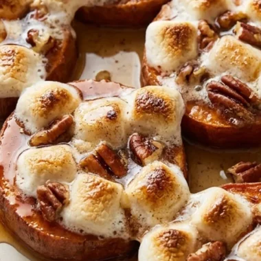 Potato Bites with Marshmallows & Pecans
