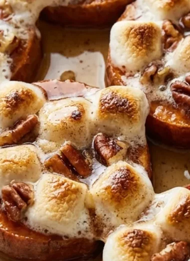 Potato Bites with Marshmallows & Pecans