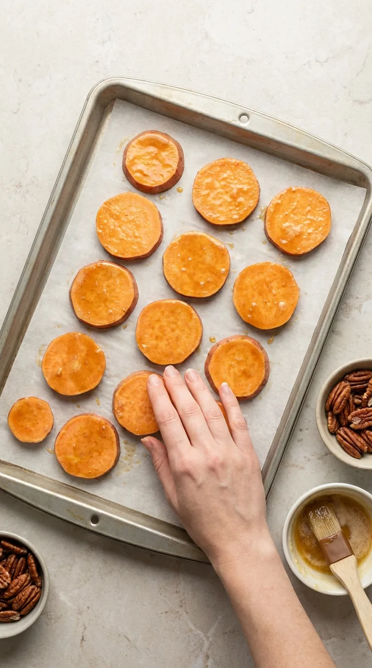 Potato Bites with Marshmallows & Pecans step 4