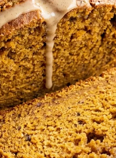 Pumpkin Bread with Maple Glaze