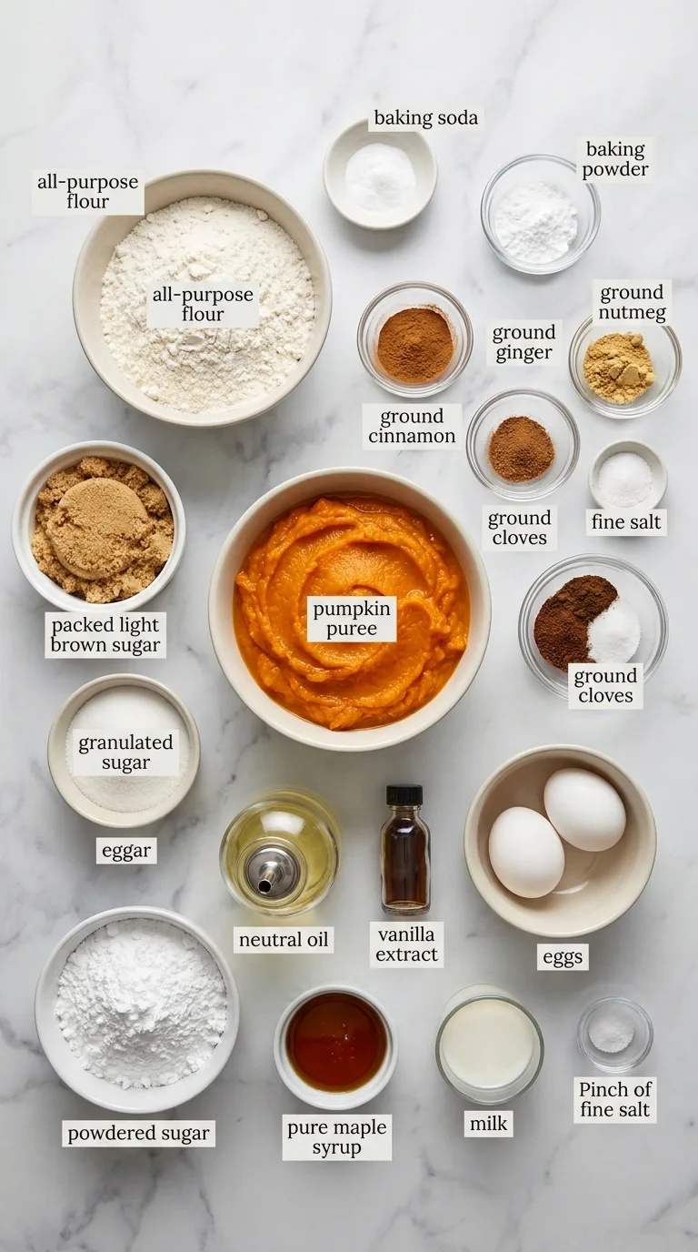 Pumpkin Bread with Maple Glaze - Preparation Phase