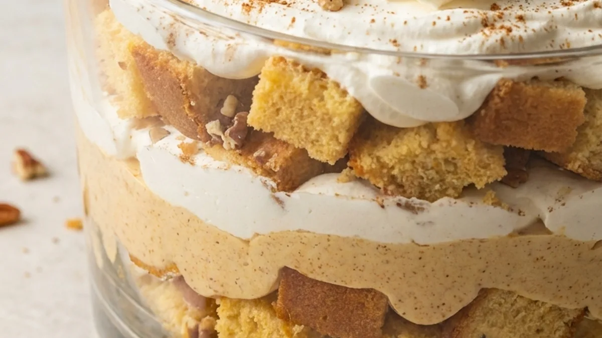 Pumpkin Cheesecake Trifle