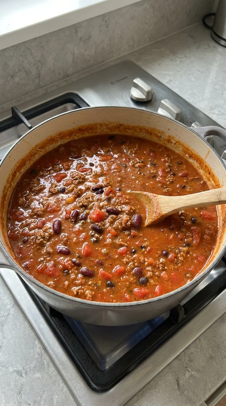 Pumpkin Chili - Process Step