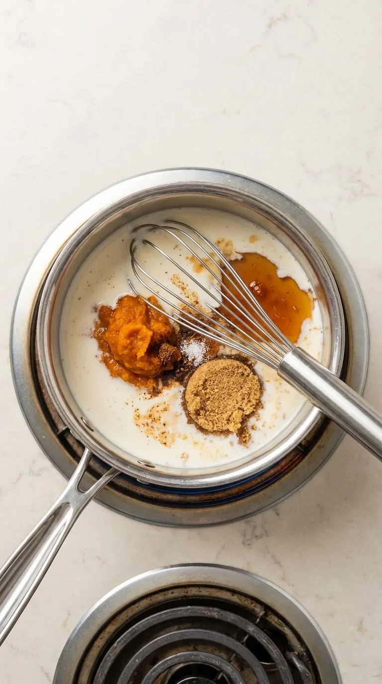 Pumpkin Spice Coffee Creamer step 1