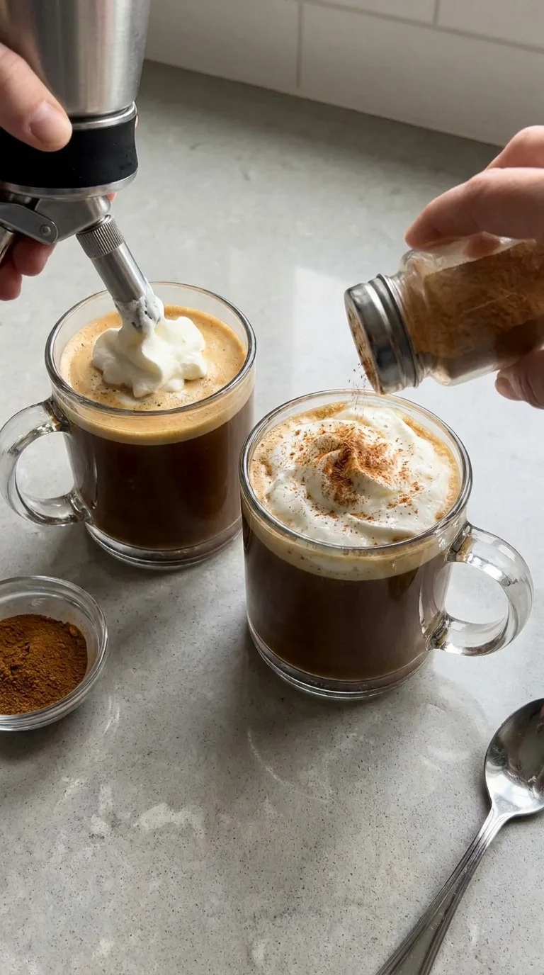 Pumpkin Spice Latte - Process Step