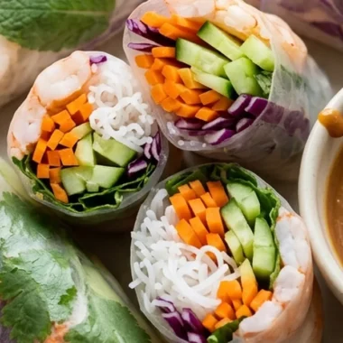 Rice Paper Rolls finished recipe