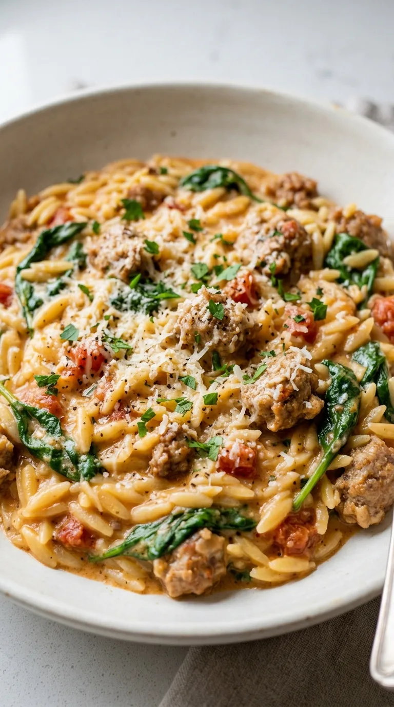 Sausage Orzo featured image