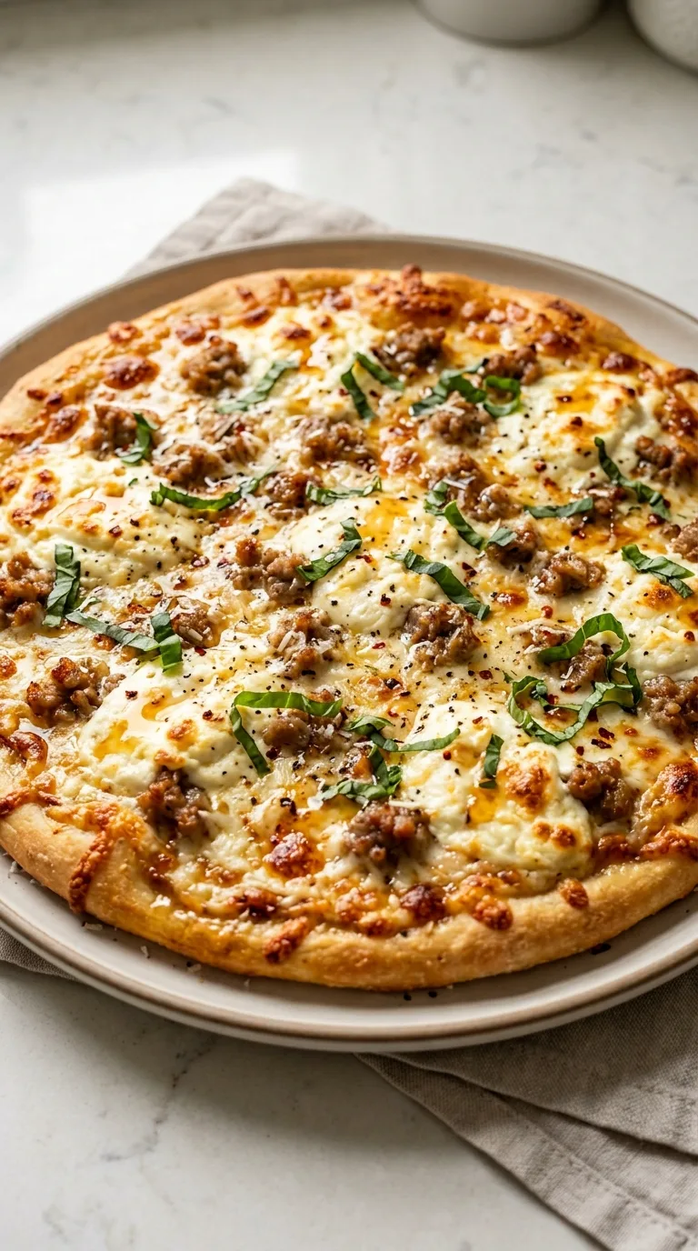 Sausage Ricotta Honey Hot Pizza featured image