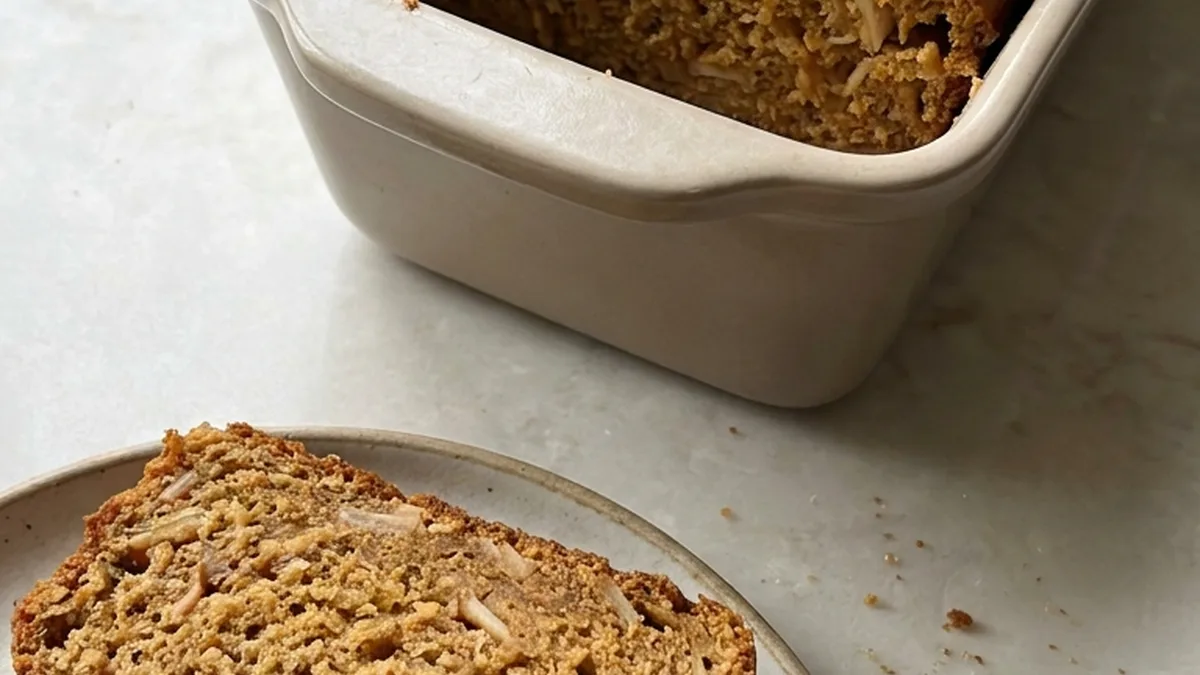 Sourdough Pumpkin Apple Bread finished recipe