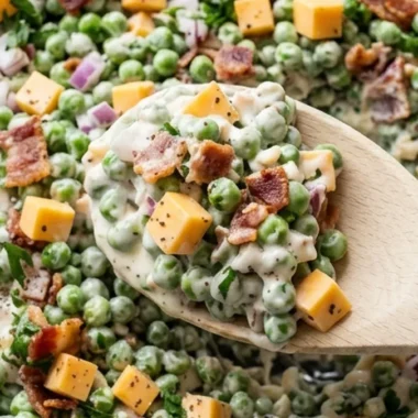 Southern Pea Salad finished recipe