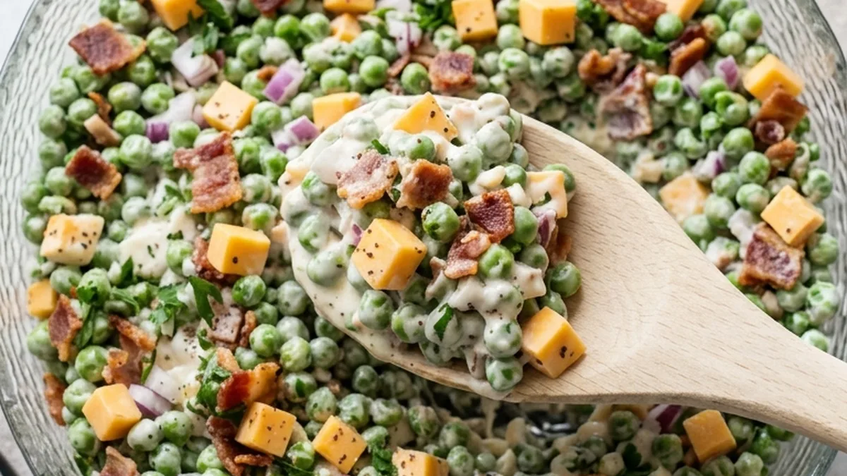 Southern Pea Salad finished recipe