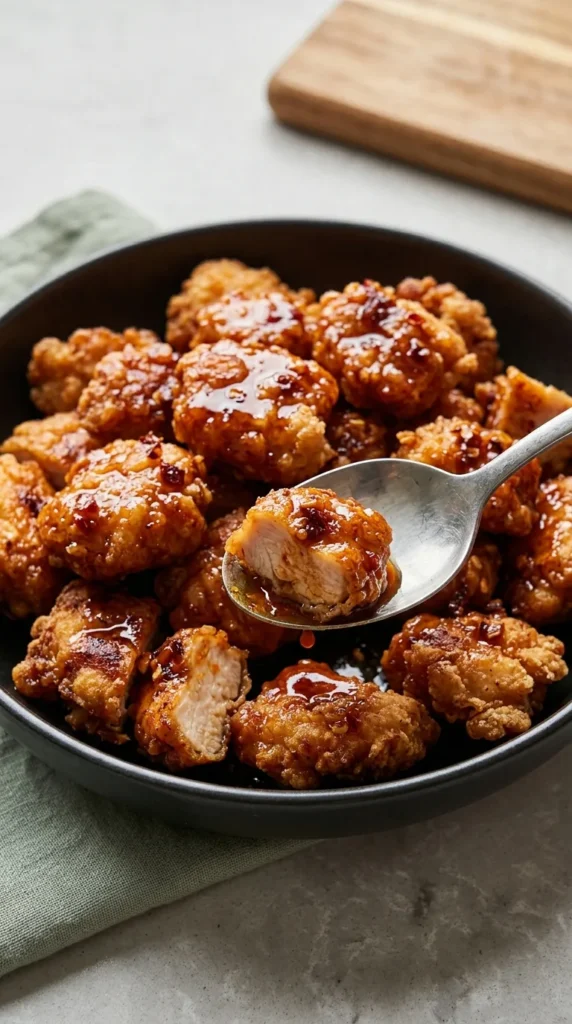 Spicy Hunan Chicken full finished recipe