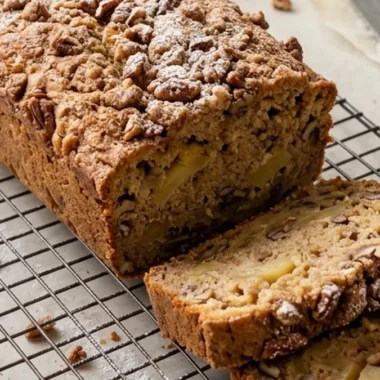 Apple Cinnamon Pecan Bread finished recipe