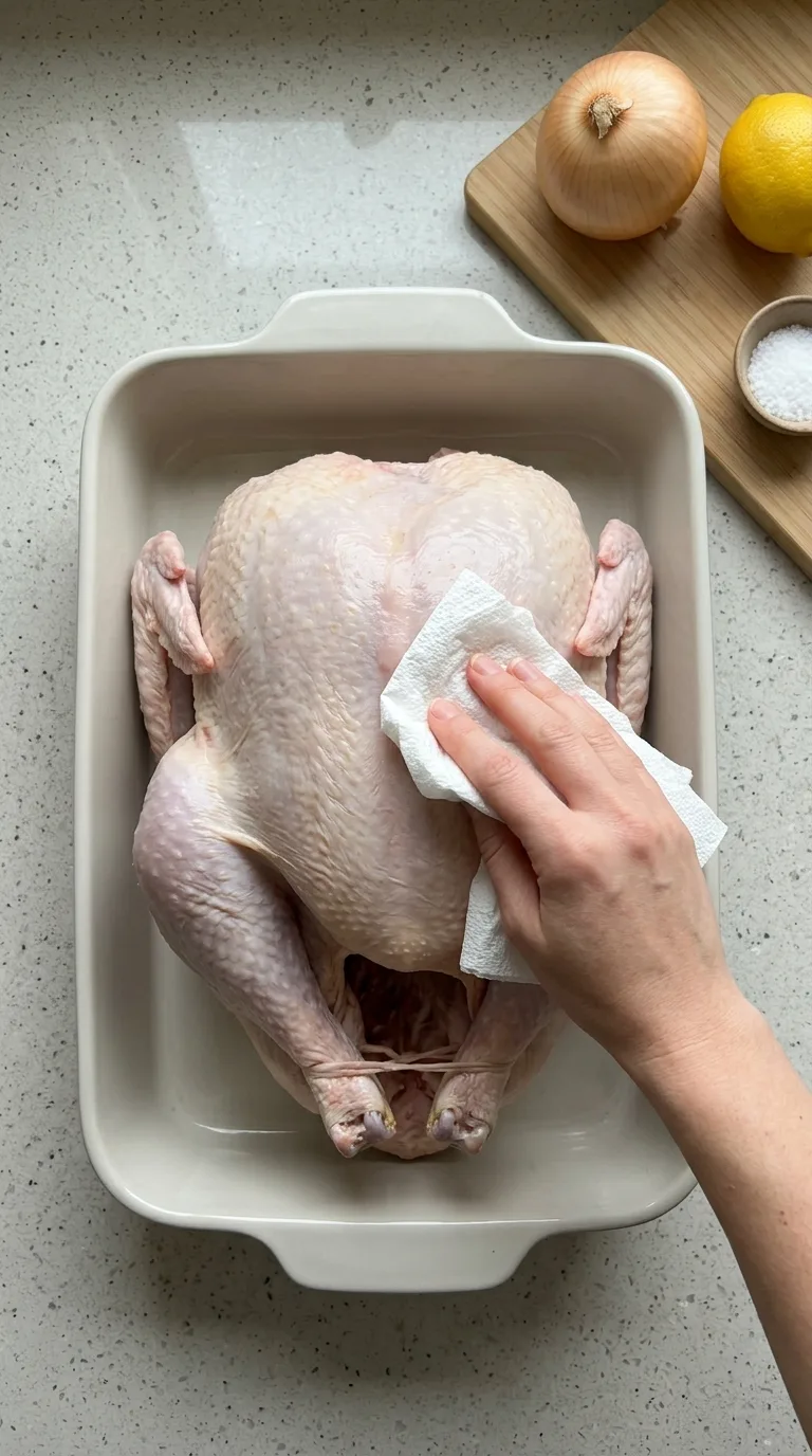 Brown Butter Herb Roasted Turkey with Cranberry Mustarda step 1