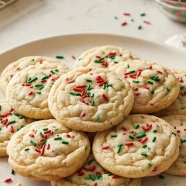Cake Mix Christmas Cookies finished recipe