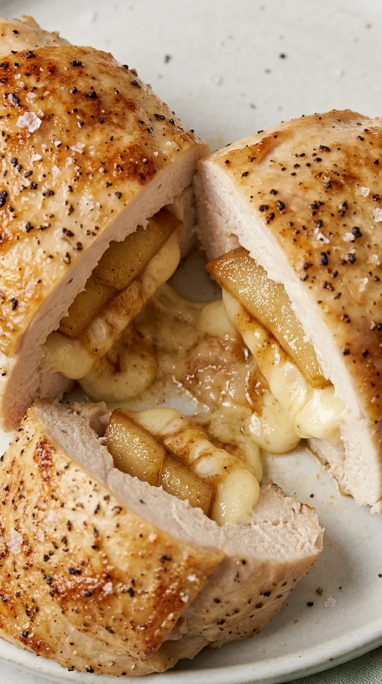Caramelized Pear and Brie Stuffed Chicken featured image