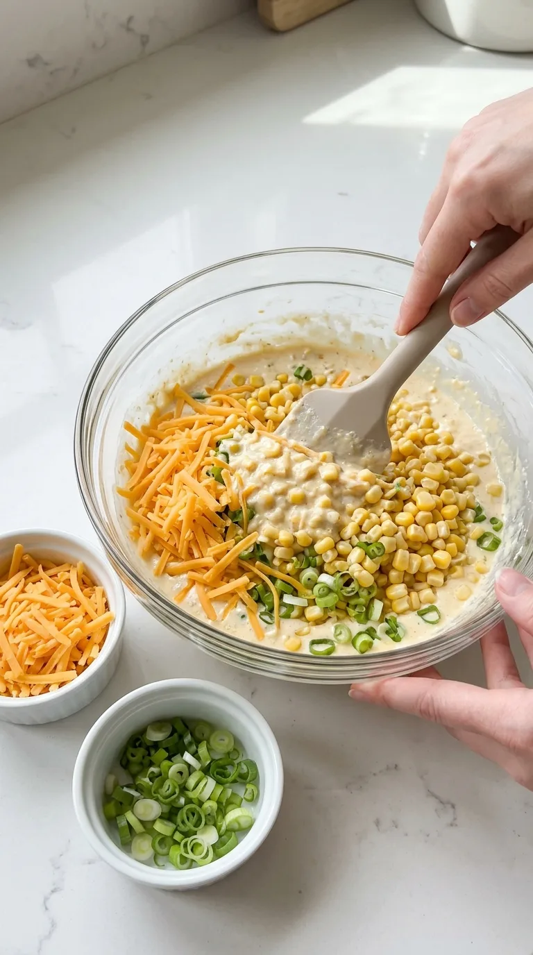 Cheddar Sweet Corn Pie step 9