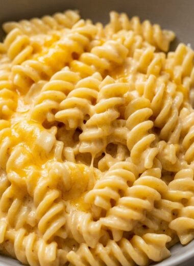 Cheesy Taco Pasta finished recipe