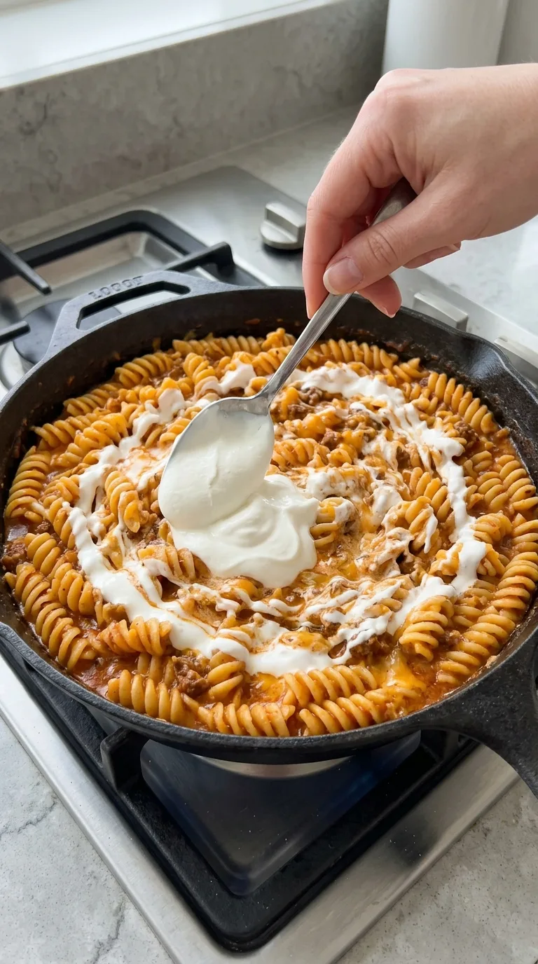 Cheesy Taco Pasta step 5