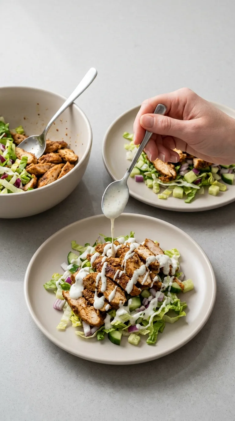 Chicken Shawarma Bowl step 9