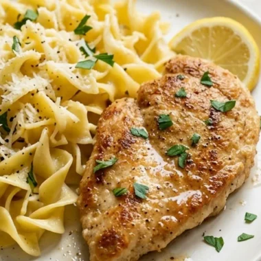 Chicken with Buttered Noodles finished recipe