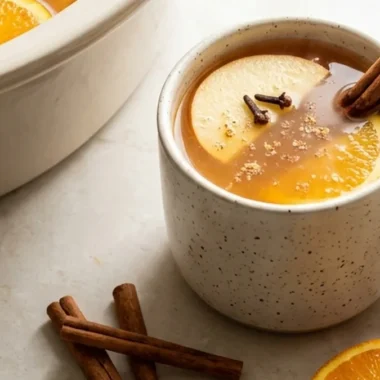 Crock Pot Pumpkin Apple Cider finished recipe