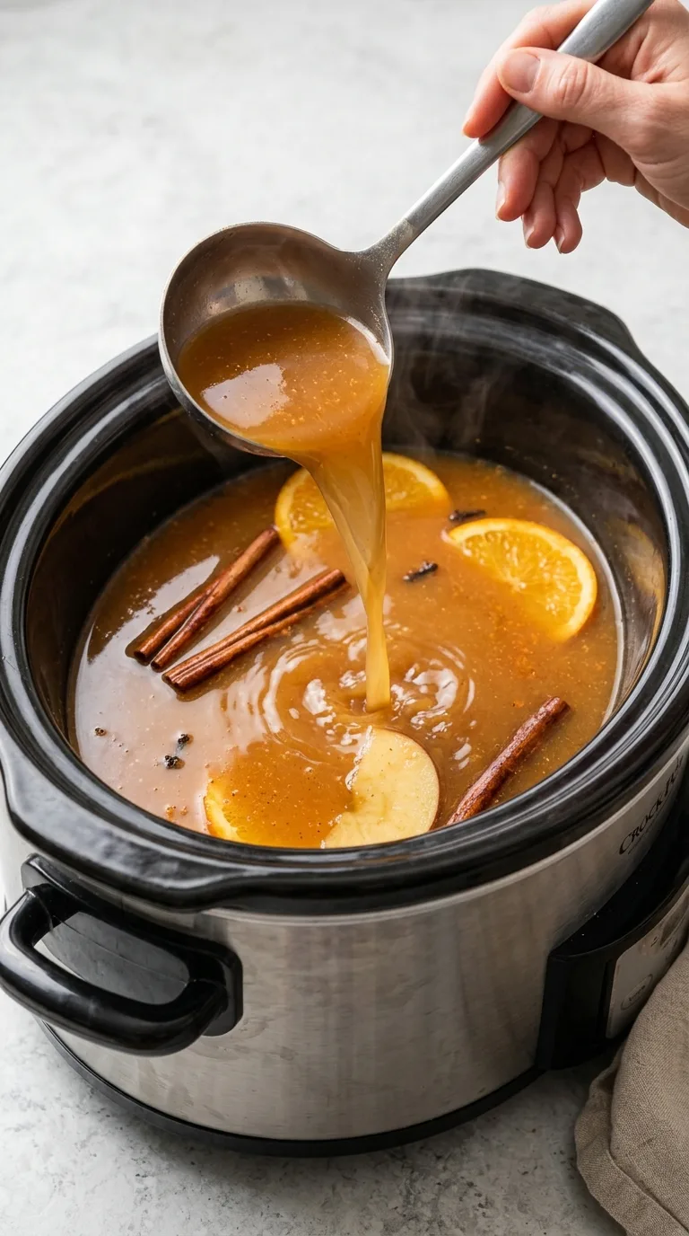 Crock Pot Pumpkin Apple Cider step 10