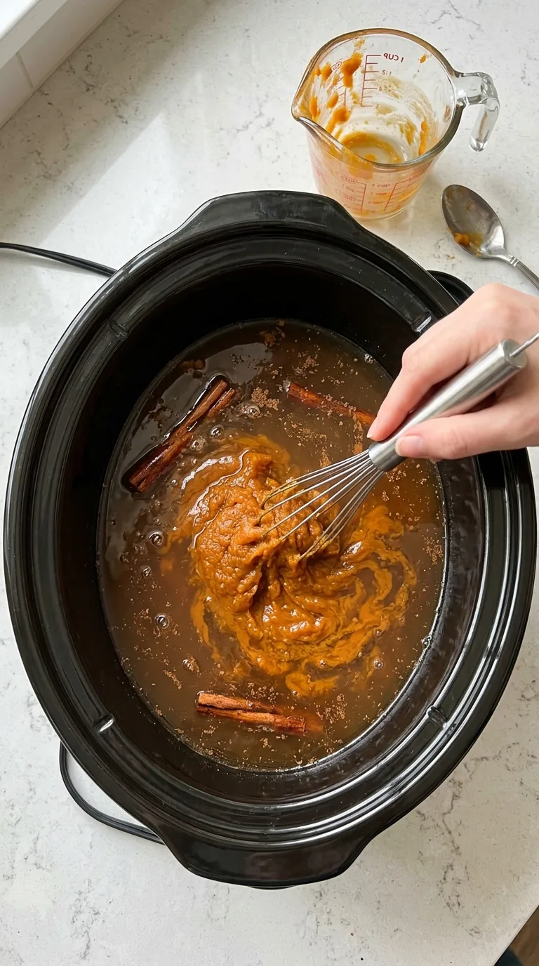 Crock Pot Pumpkin Apple Cider step 5