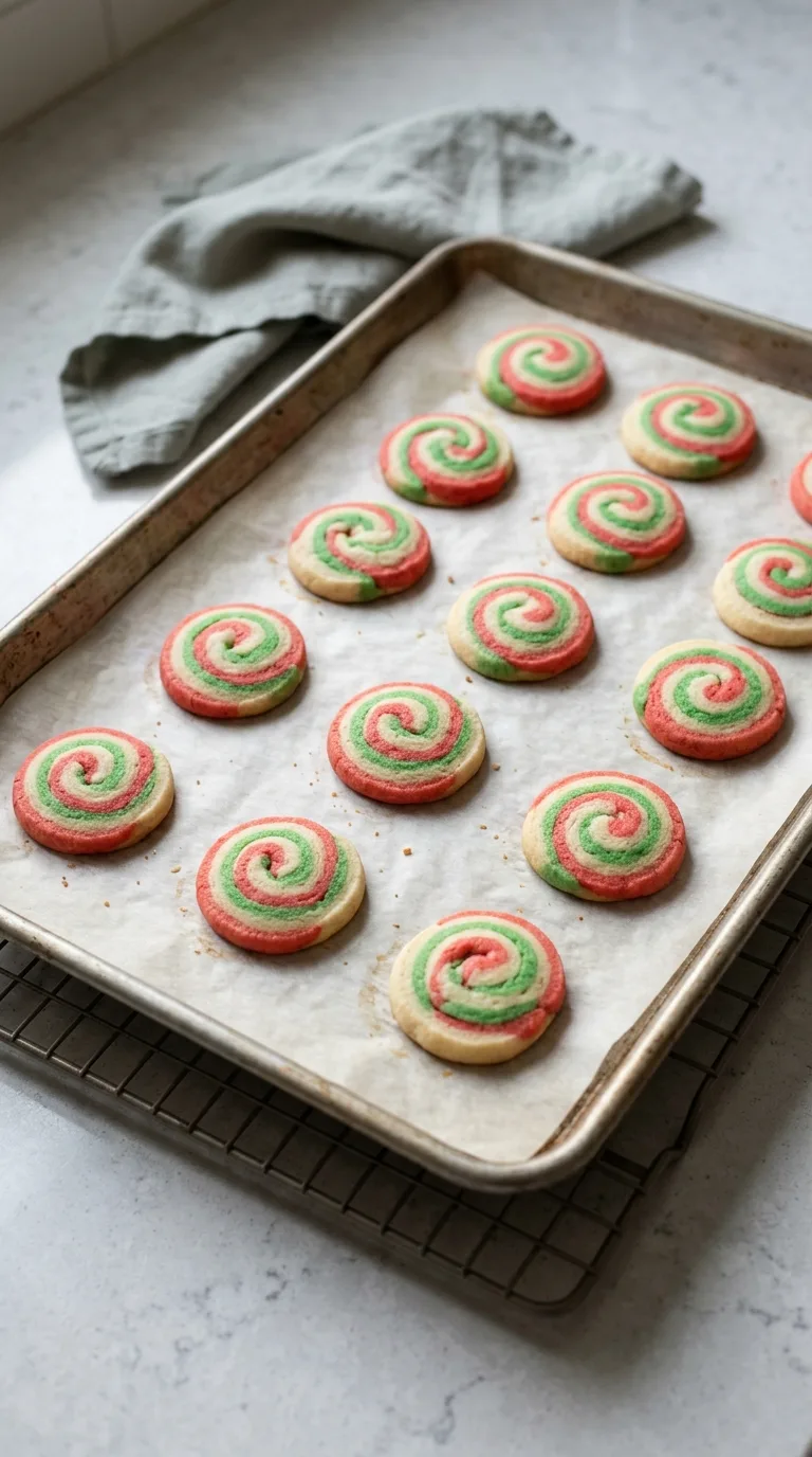Delicious Christmas Swirl Butter Cookies step 10