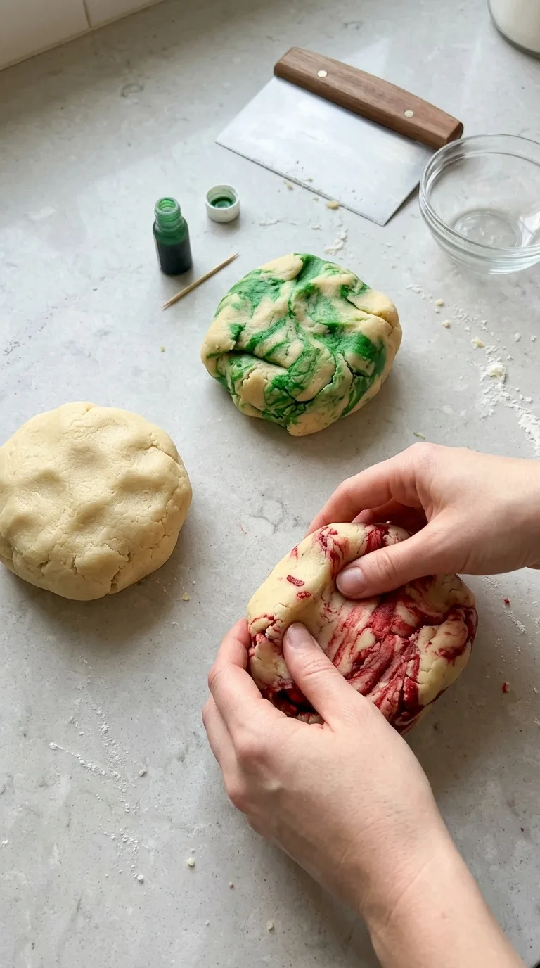 Delicious Christmas Swirl Butter Cookies step 4