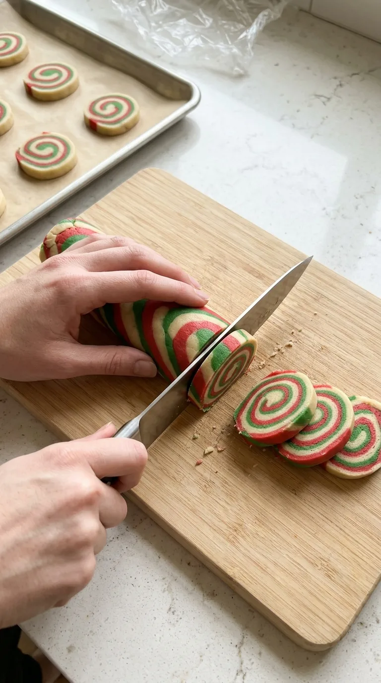 Delicious Christmas Swirl Butter Cookies step 9