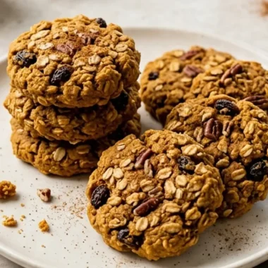Easy Pumpkin Breakfast Cookies Recipe finished recipe