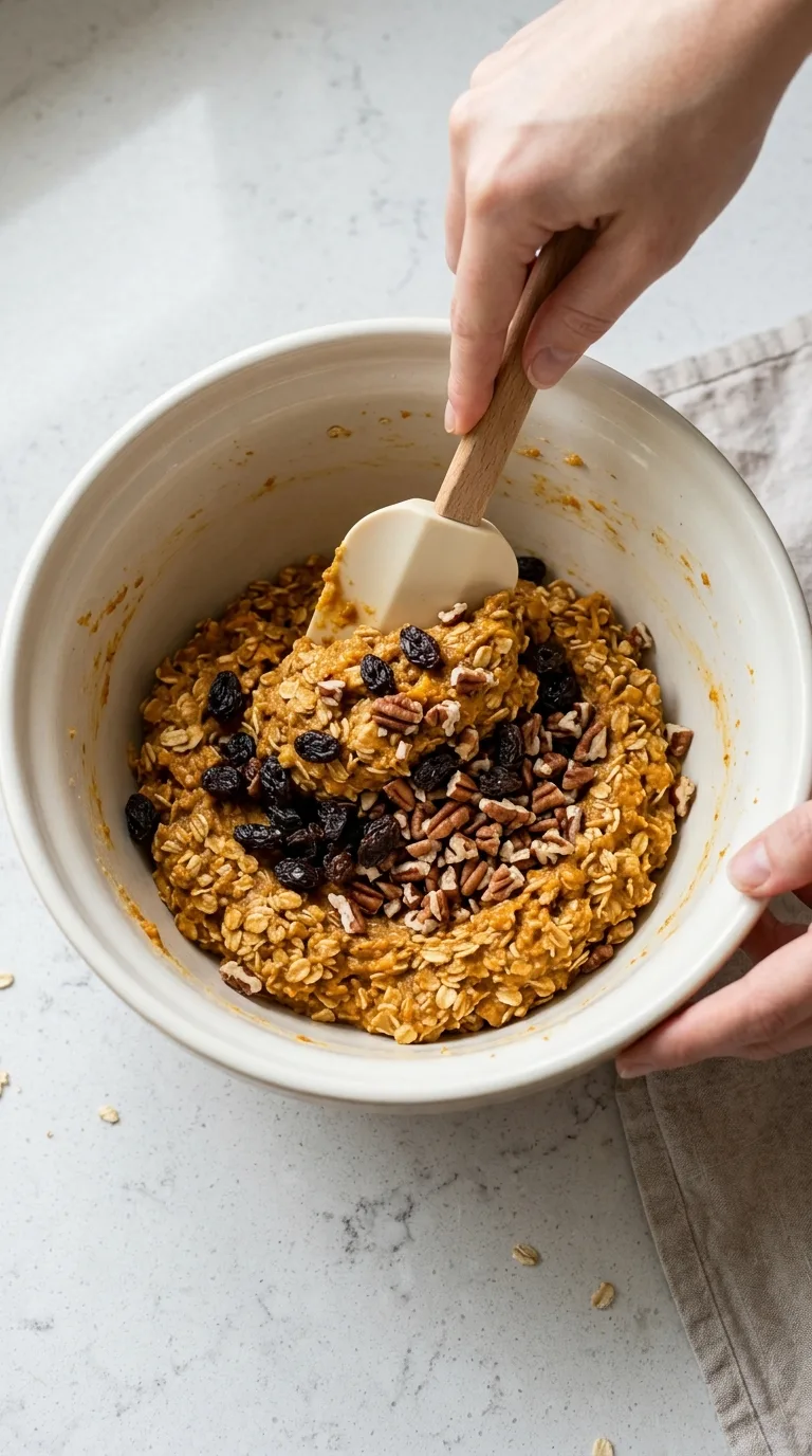 Easy Pumpkin Breakfast Cookies Recipe step 4