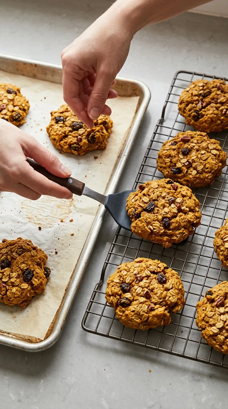 Easy Pumpkin Breakfast Cookies Recipe step 8