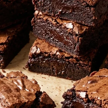 Fudgy Brownies finished recipe