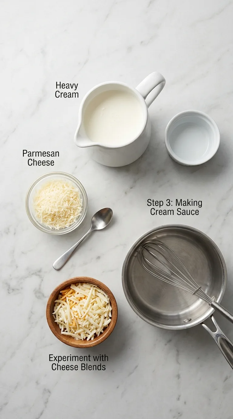 Garlic Shrimp Gratin ingredients