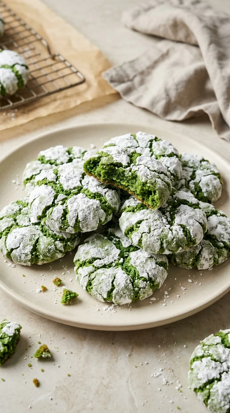 Grinch Crinkle Cookies featured image