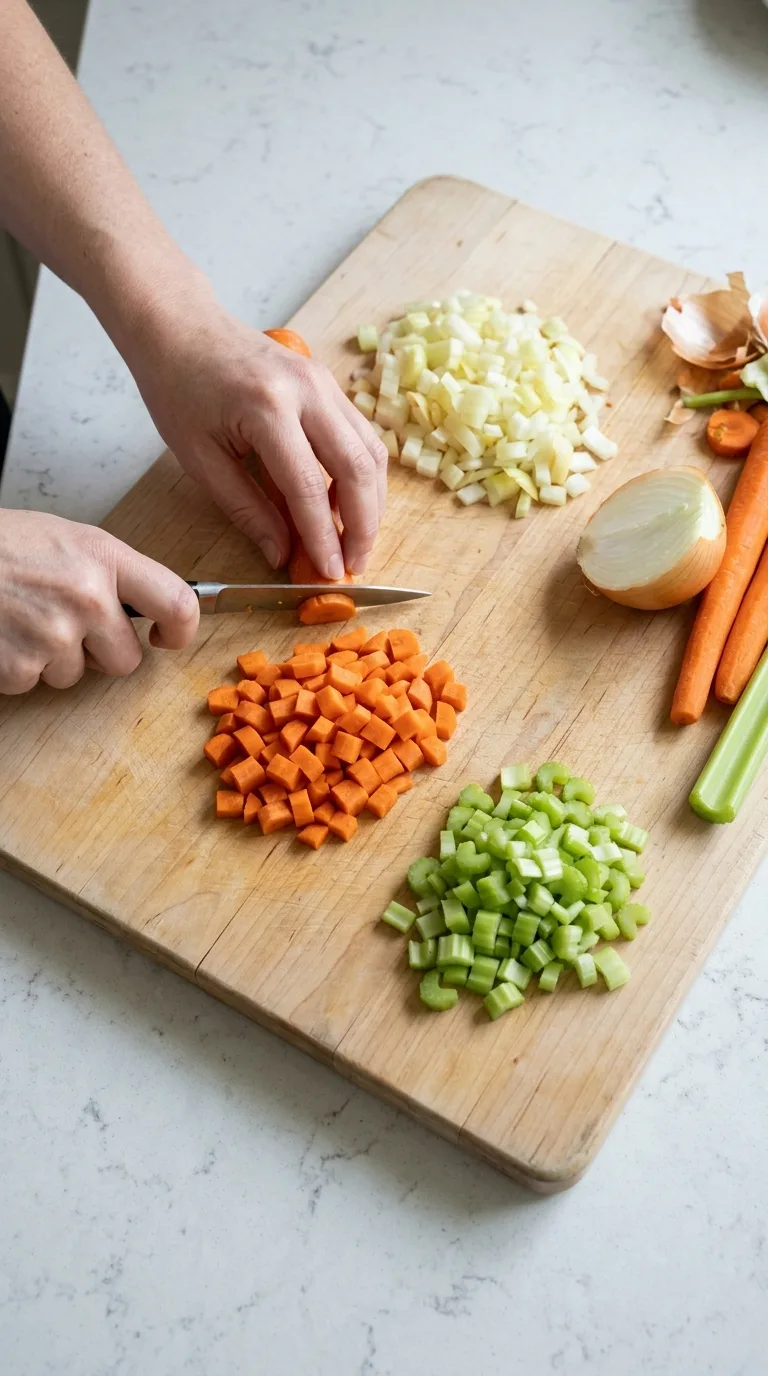Hearty Lentil Stew on Creamy Mash step 2