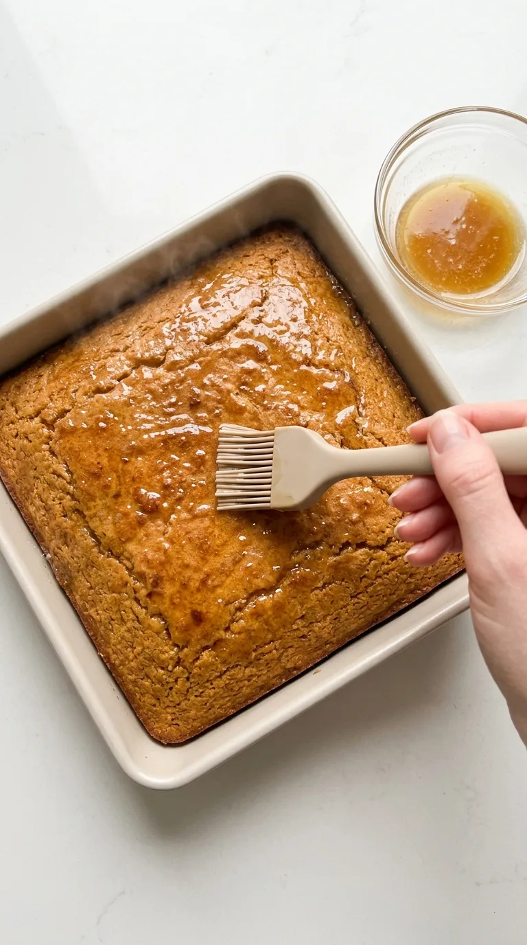 Honey Butter Sweet Potato Cornbread step 16